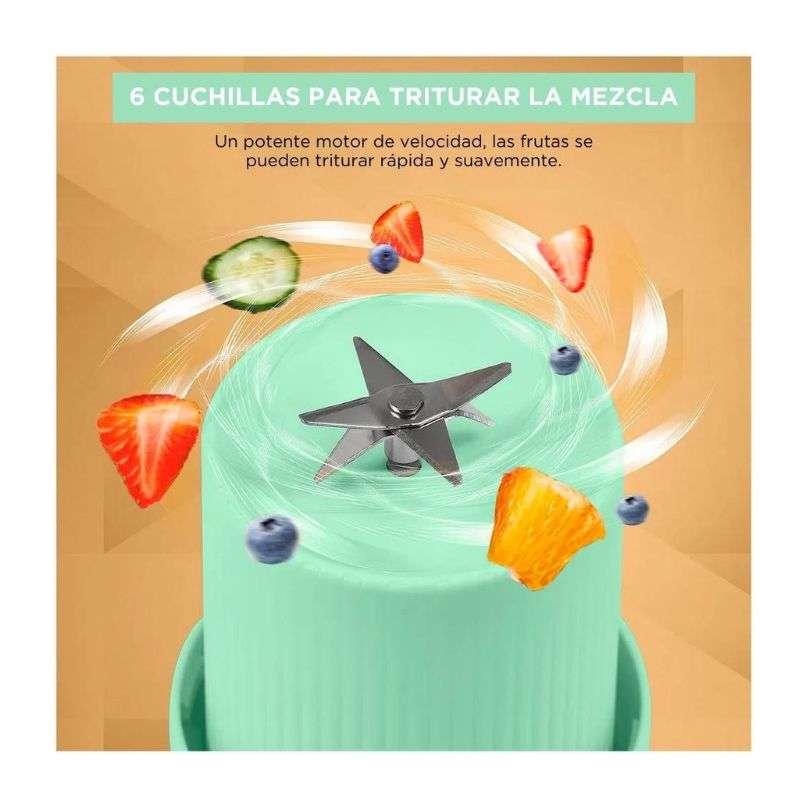 Mini Batidora Portatil Verde - additional image 6