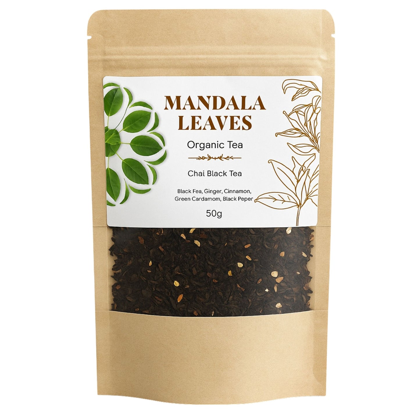 50g Té Negro Chai Ecológico