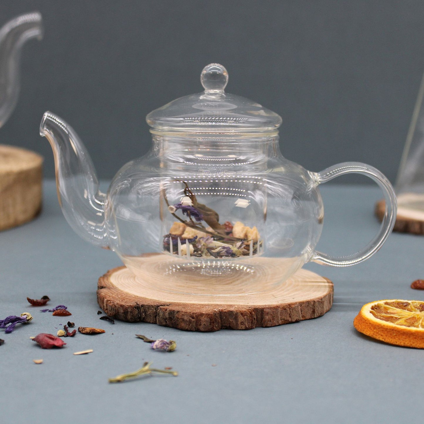 Tetera con infusor de vidrio - Perla redonda - 400ml