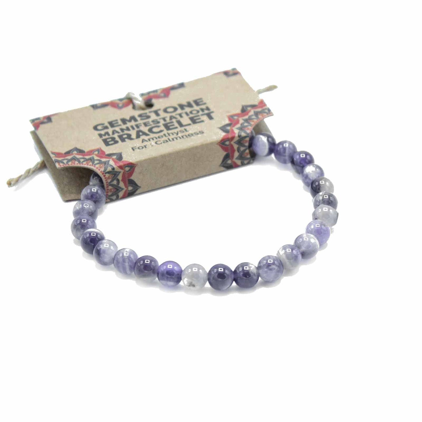 Pulsera Manifestación de Piedras Preciosas - Amatista - Calma