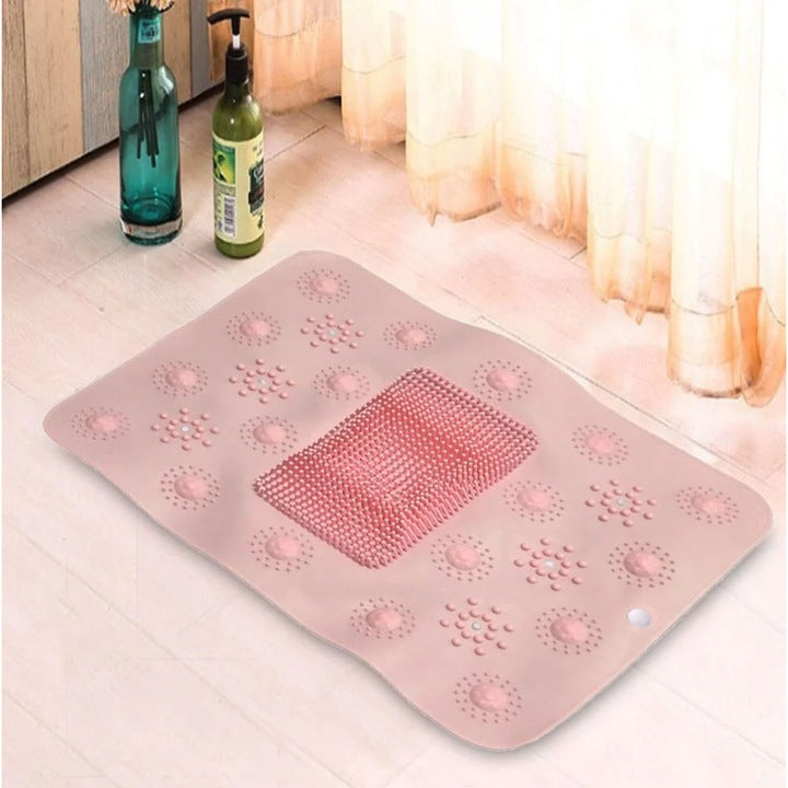 Alfombra exfoliante con esponja rosa - additional image 7