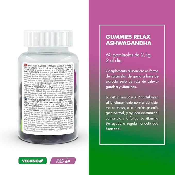 SUP Gominolas Relax 60 Unidades – Sueño Reparador y Antiestrés Natural - additional image 5