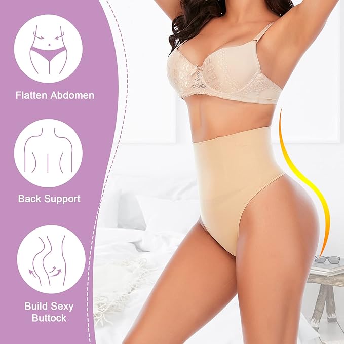Tanga moldeadora de cadera beige S/M - additional image 17