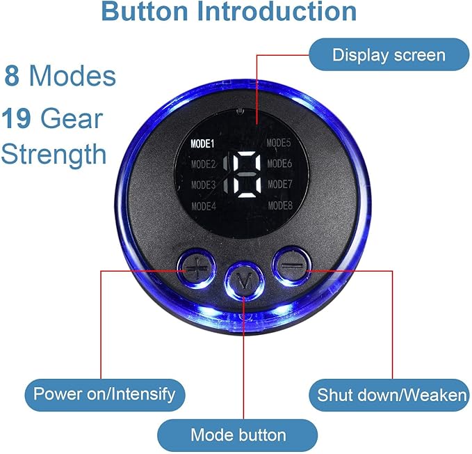 Masajeador Facial eléctrico con Parche Estimulación EMS - additional image 17