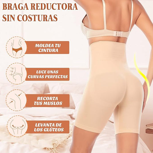 Faja Reductora Mujer Adelgazante Beige  XL/XXL