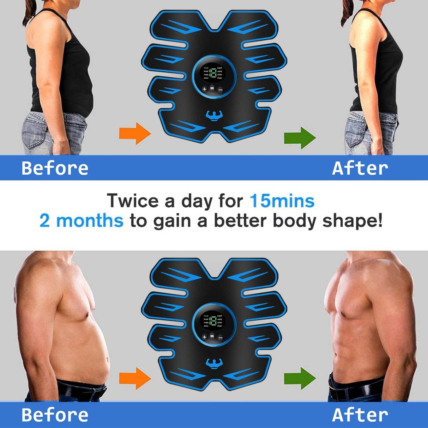Estimulador muscular para entrenamiento de abdominales - additional image 2