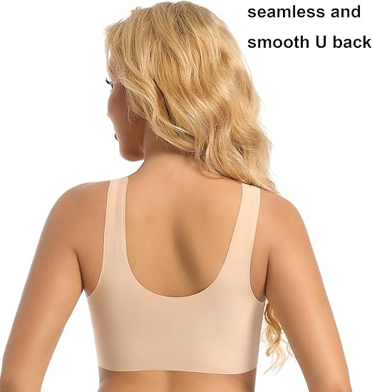 Sujetador ultrafino de seda helada beige ( talla XL = XL/XXL ) - additional image 4