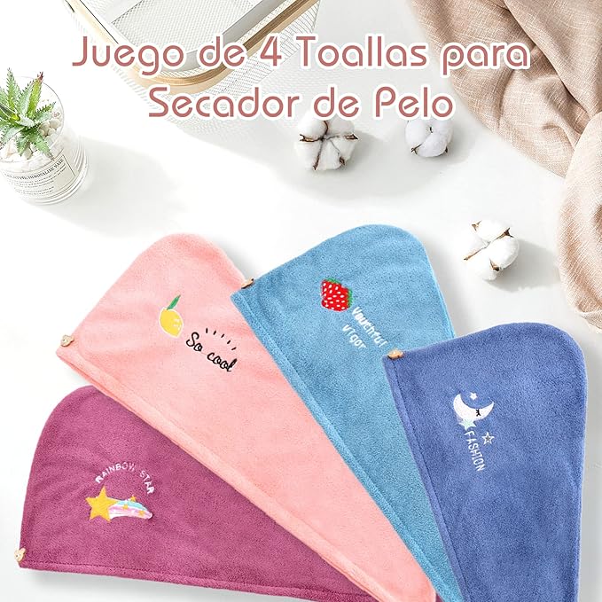 Set 2 toalla para el Cabello ( color sultido ) - additional image 7