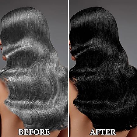 Crema para el cabello con peine para cubrir canas negro - additional image 8