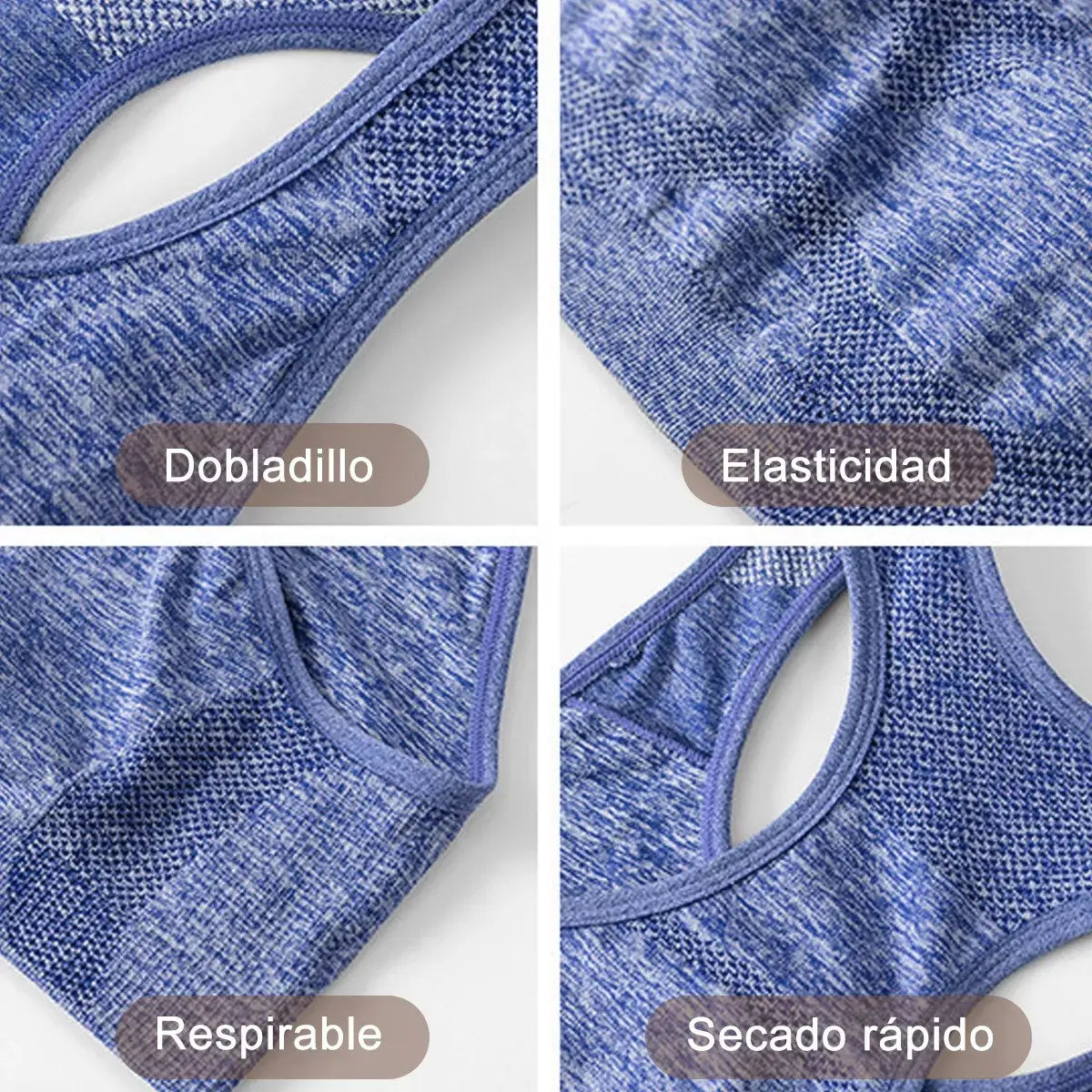 Conjunto deportivo mujer 2pcs azul  talla unica - additional image 4