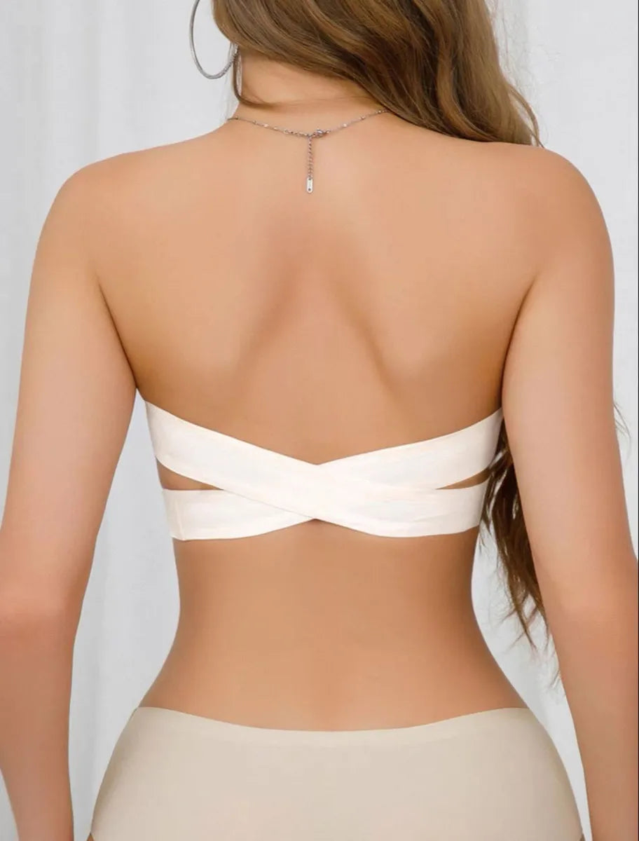 Sujetador sin Tirantes Push Up beige M/L - additional image 2