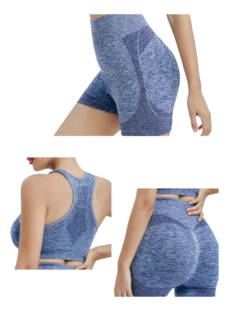 Conjunto deportivo mujer 2pcs azul  talla unica - additional image 5