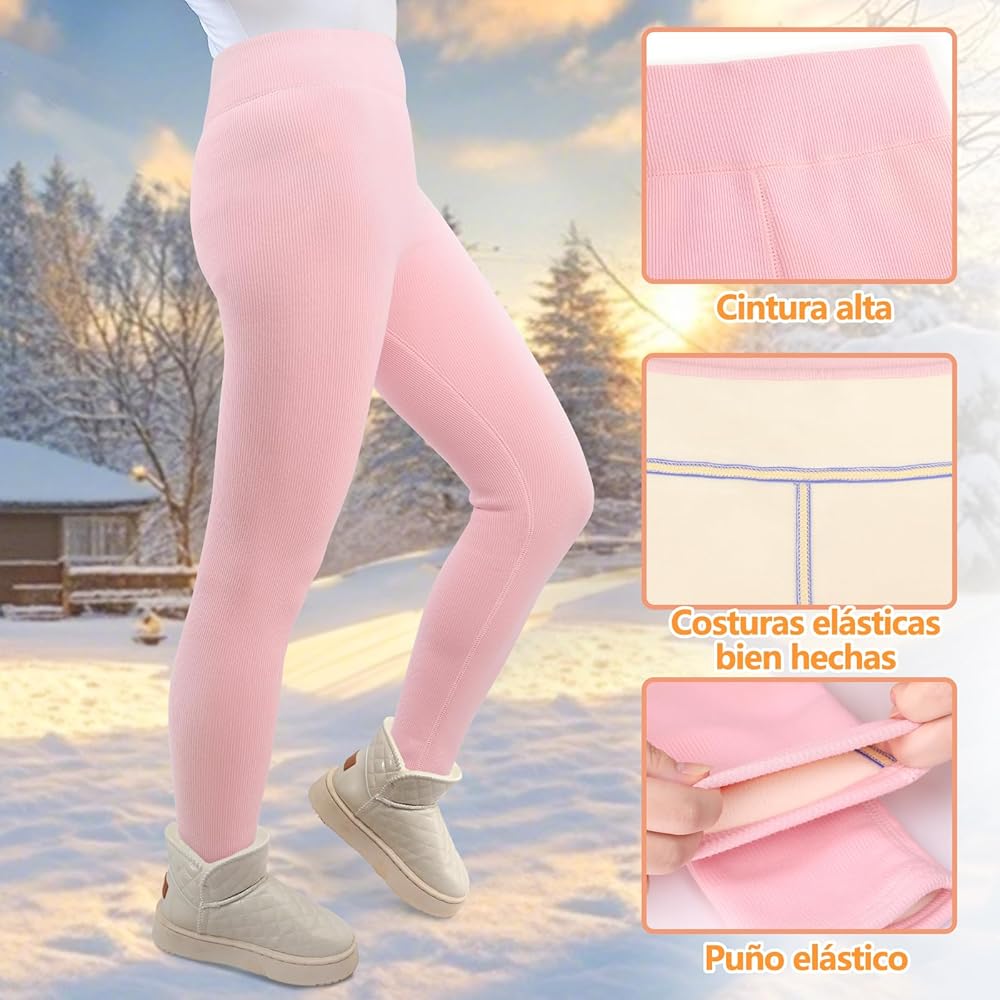 Leggins Mujer Push Up rosa talla unica