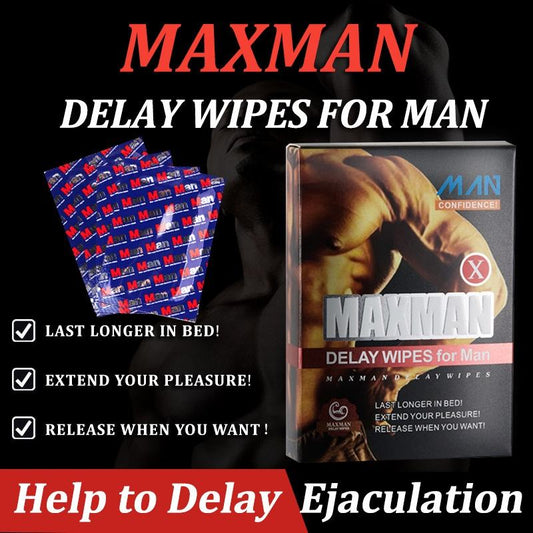 10 toallitas húmedas masculinas efecto retardante para un mayor control y duración