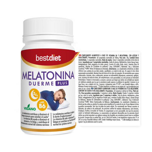 SUP Melatonina Duerme Plus 60 Cápsulas – Sueño Profundo y Reparador - additional image 4