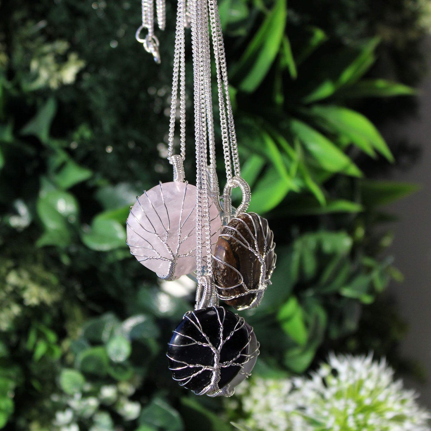 Collar Árbol de la Vida - Ojo de Tigre