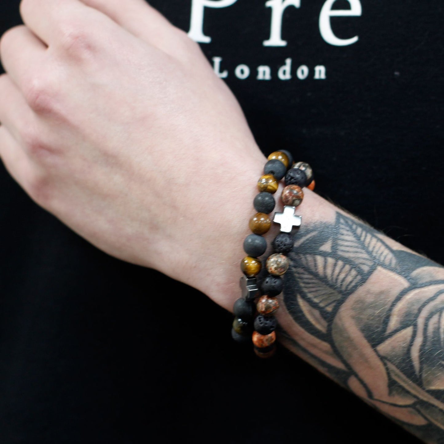 2 Pulseras con Piedras Preciosas - Paz