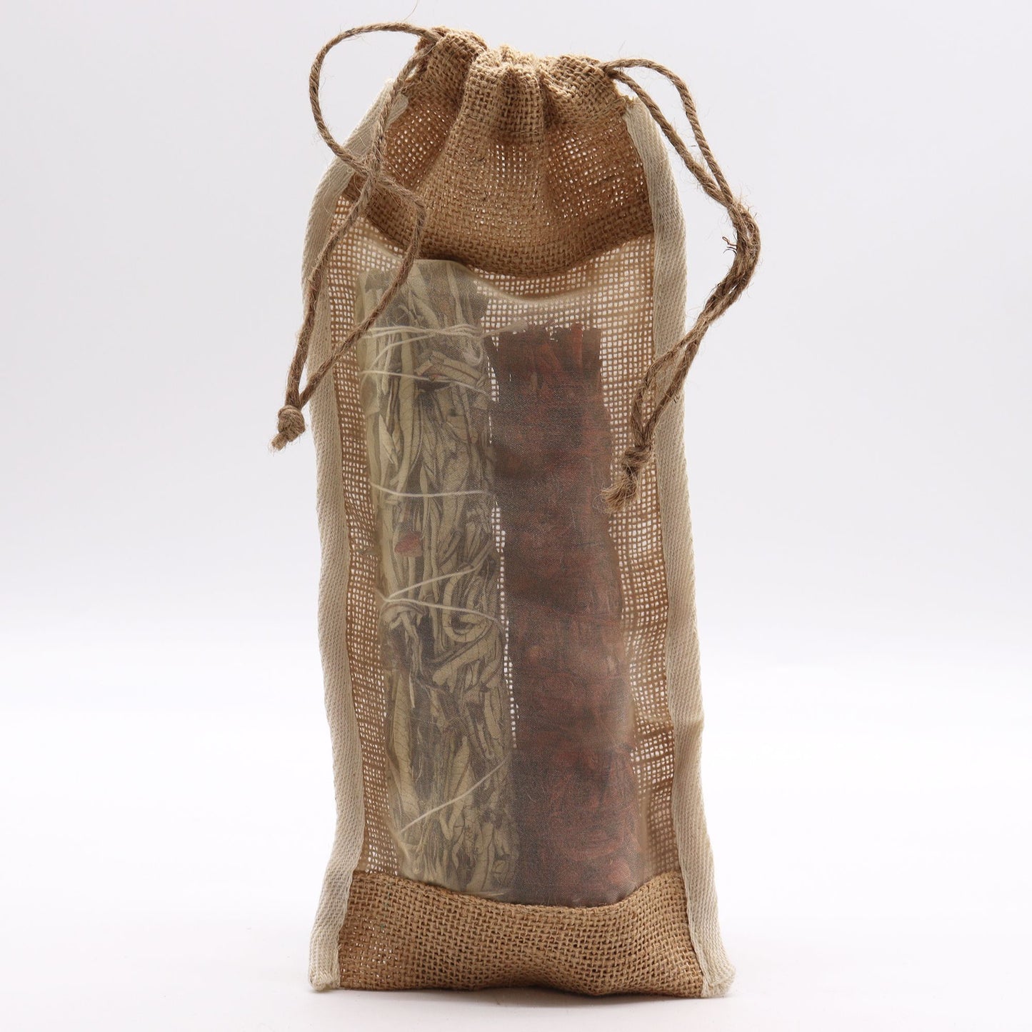 Bolsa Larga de Yute Lavada - 35x15cm