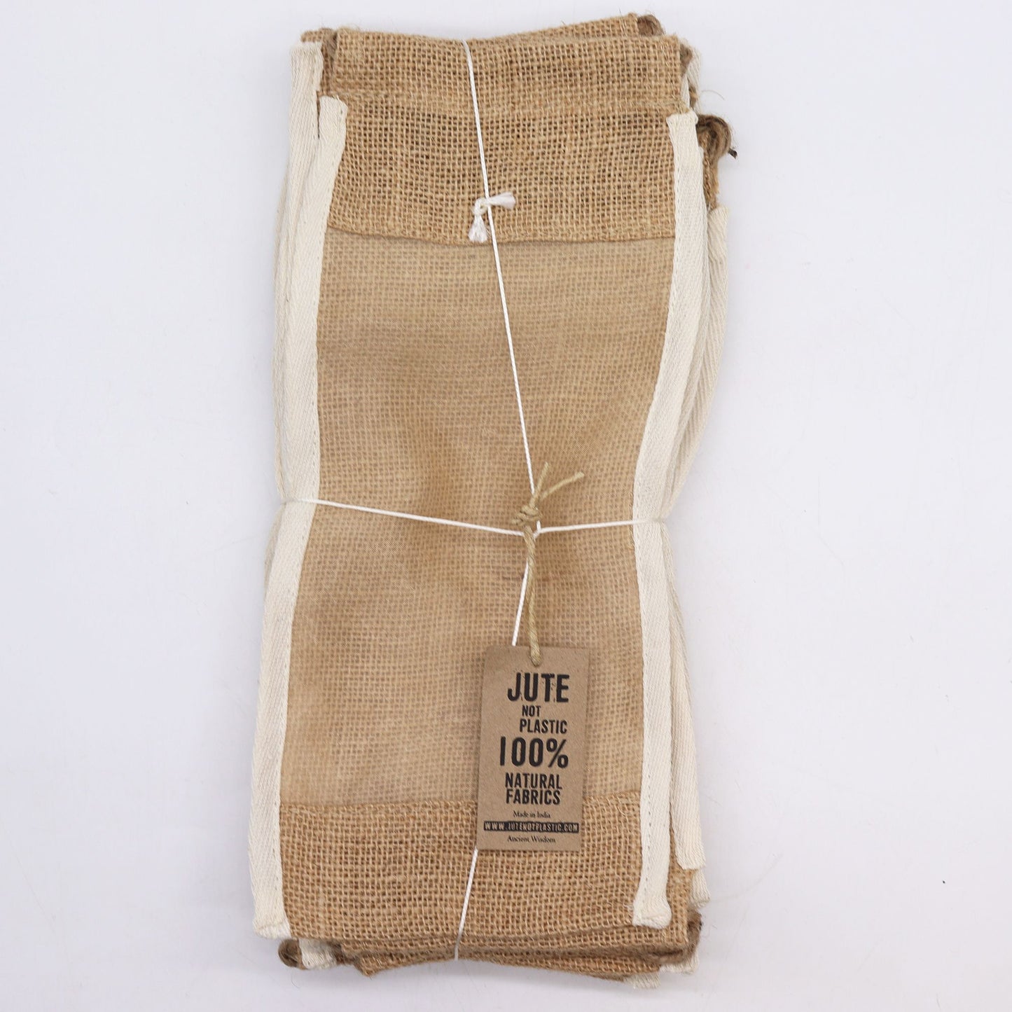 Bolsa Larga de Yute Lavada - 35x15cm