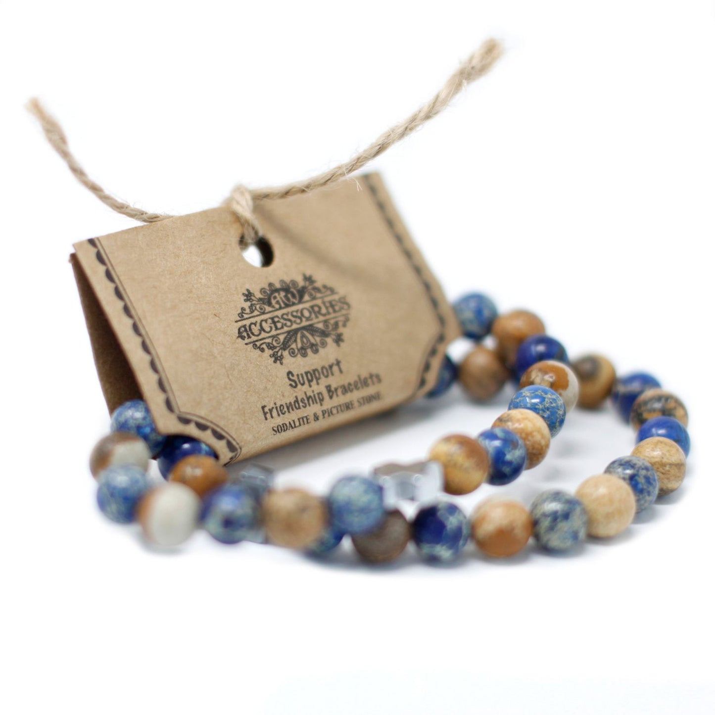 2 Pulseras con Piedras Preciosas - Armonia