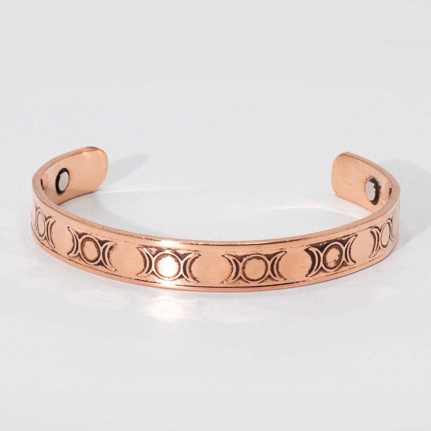 Pulseras Masculinas de Cobre Macizo con Imanes (surtidas)