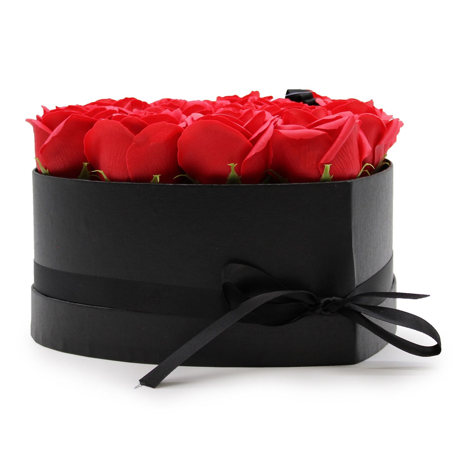 Caja de Regalo - Flor de Jabón  13 Rosas rojo - corazon