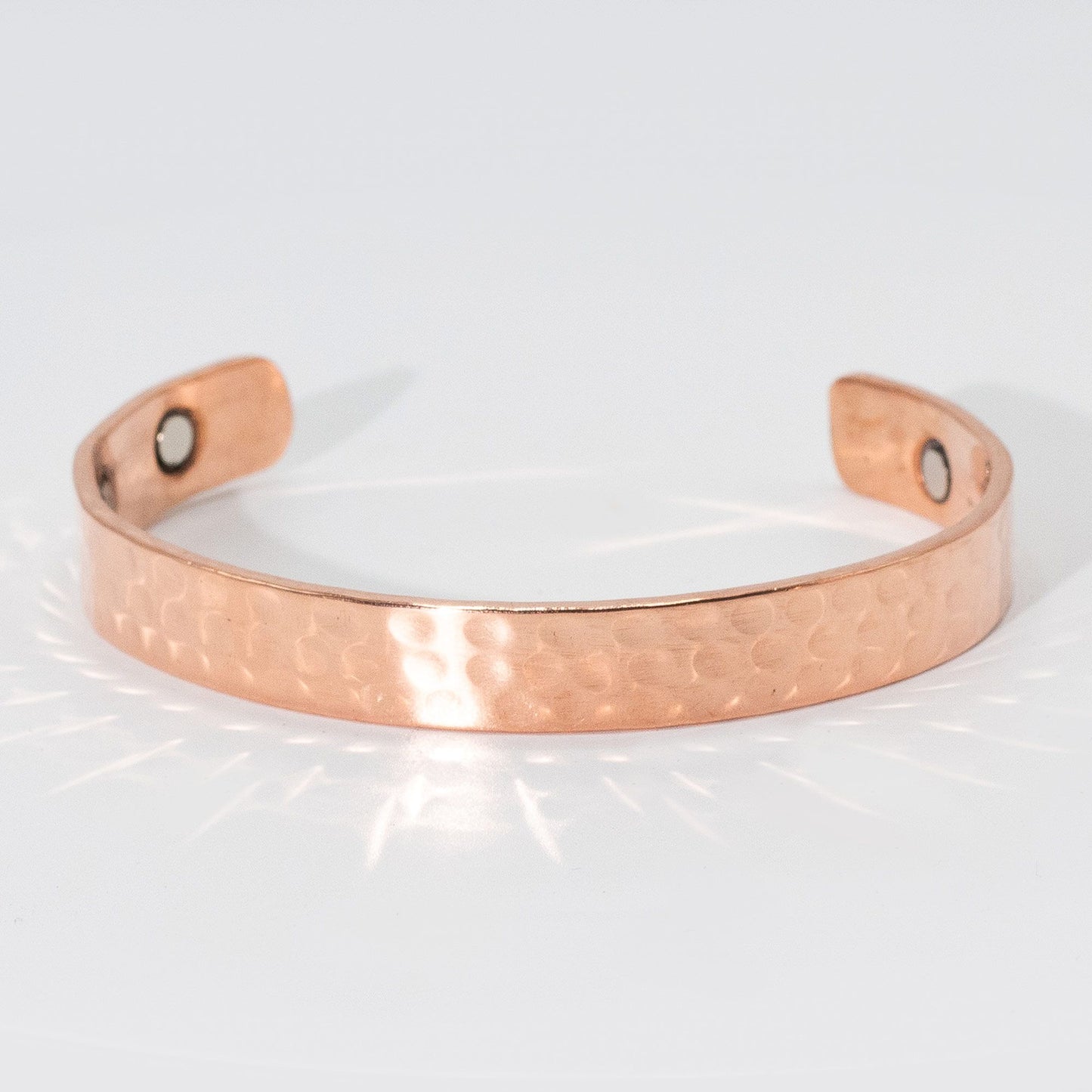 Pulseras Masculinas de Cobre Macizo con Imanes (surtidas)