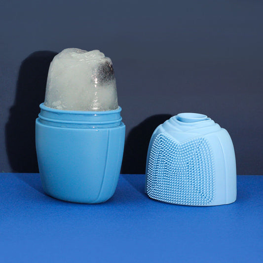 Rodillos de Hielo de Silicona para el Rostro - Azul