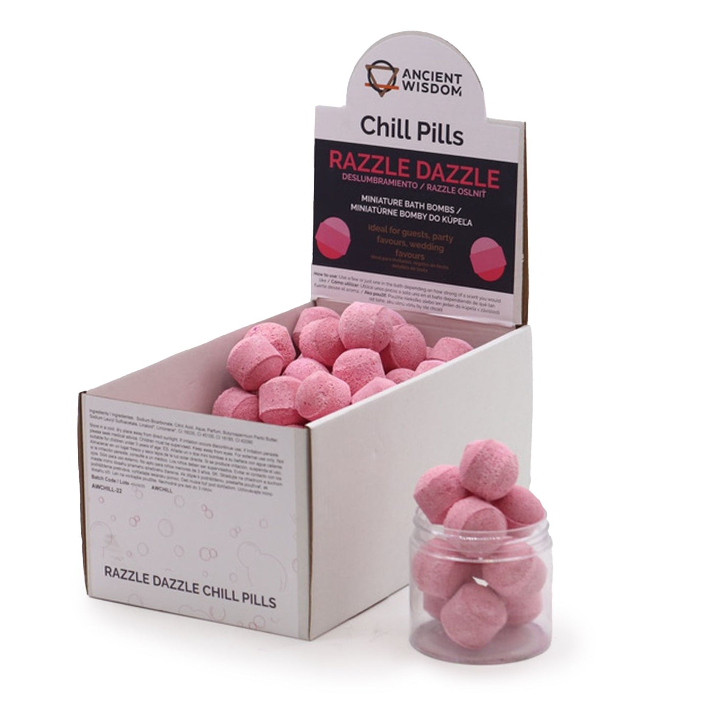 Caja de 1,3 kg de Mini Bombitas Relajante - Razzle Dazzle