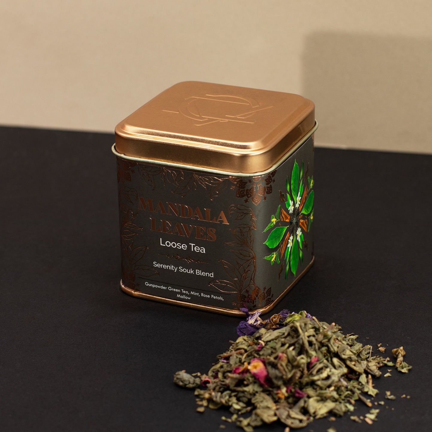 Mezcla de Té Artesanal Serenity Souk- 50gr Lata