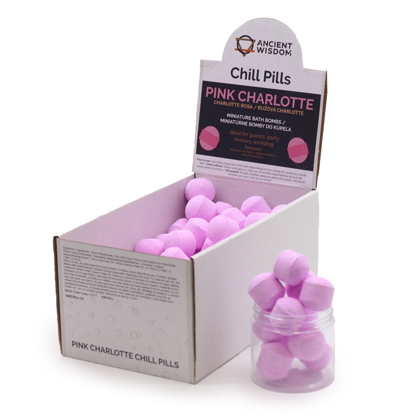 Caja de 1,3 kg de Mini Bombitas Relajante - Pink Charlotte