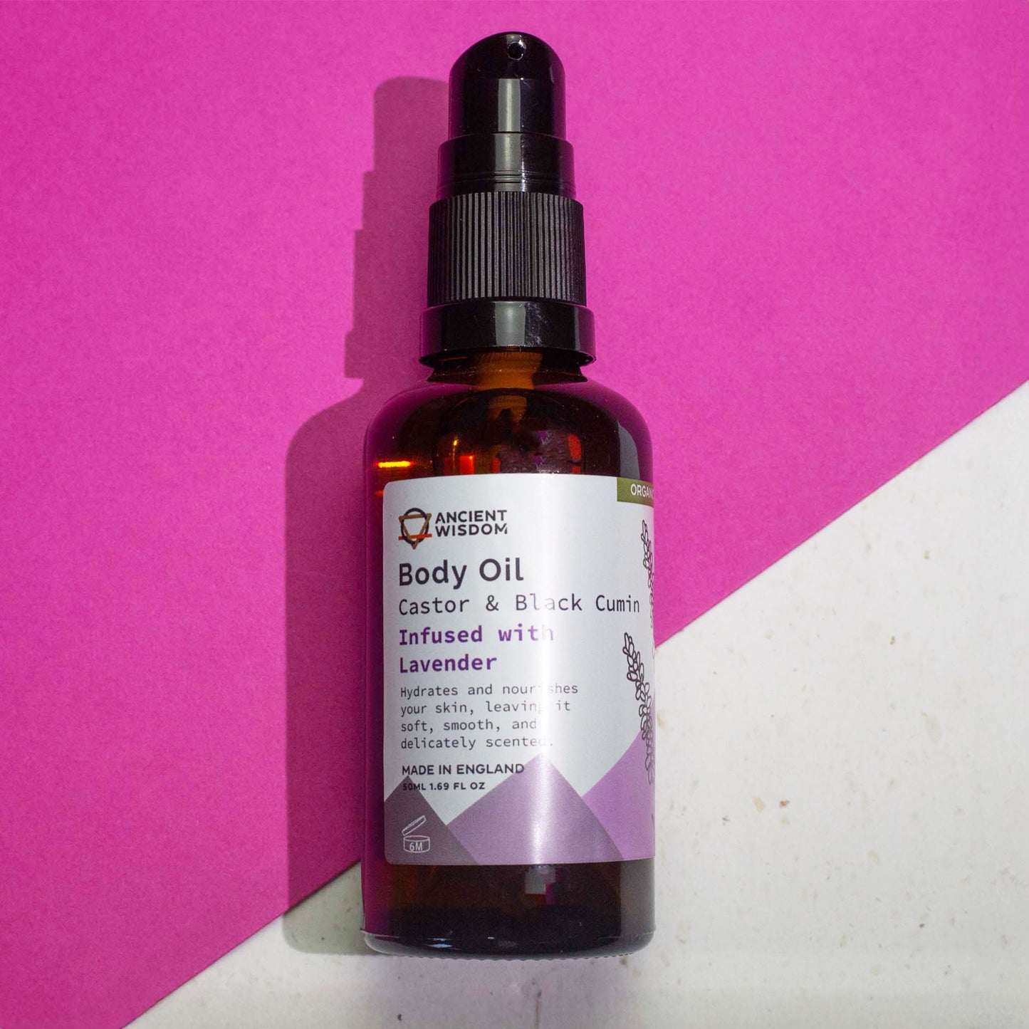 Aceite Corporal Organico 50 ml- Lavanda