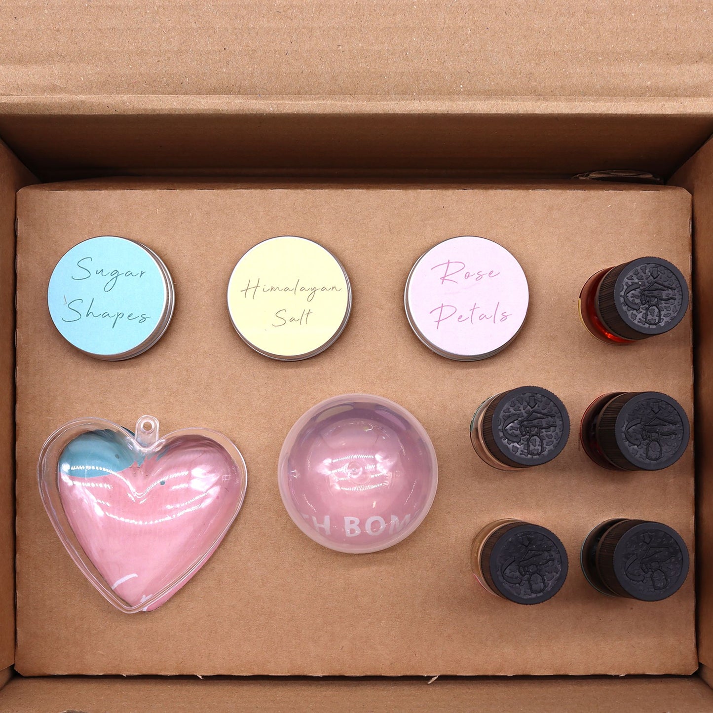 Kit de bombas de baño - Rosa y chicle