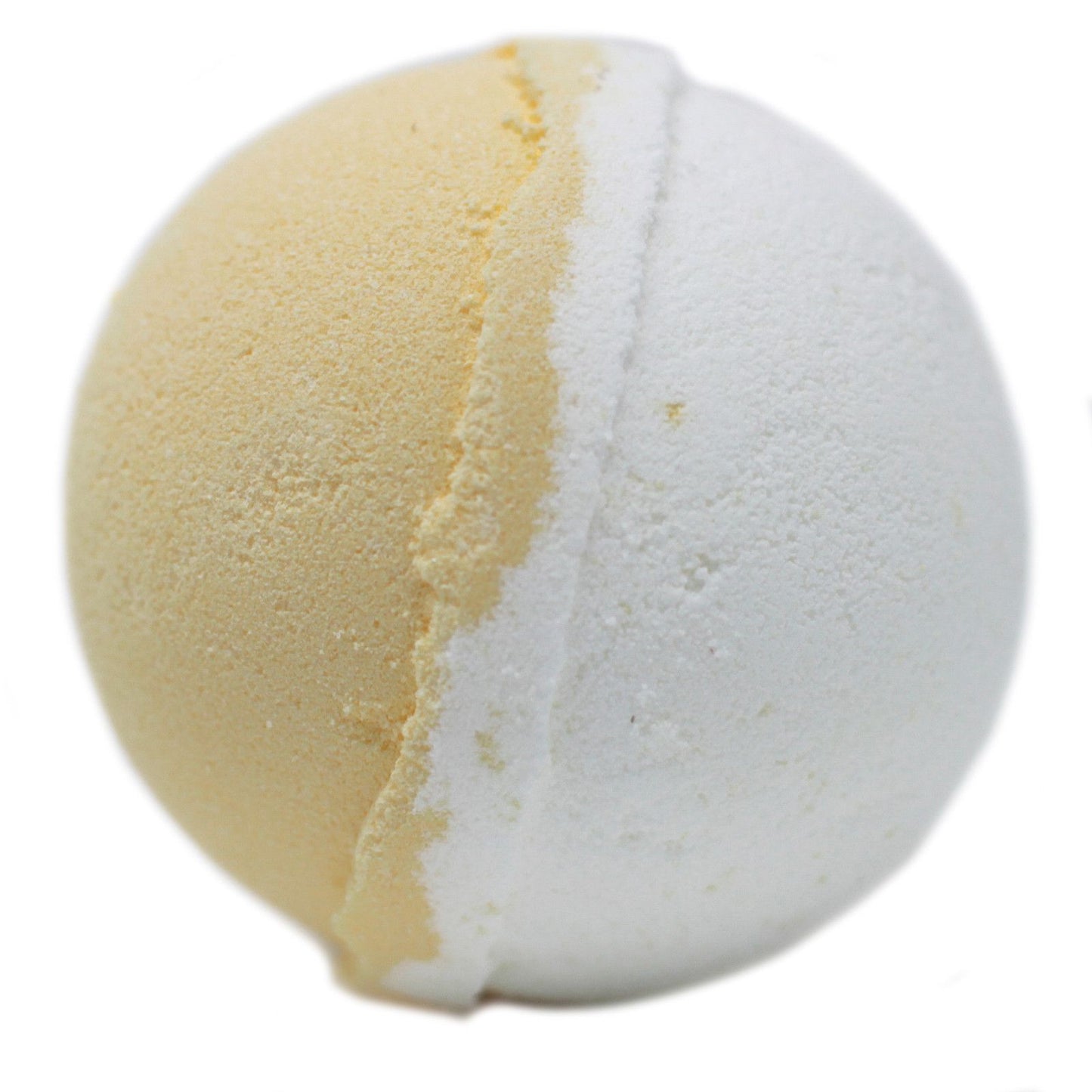 Bomba de Baño Merengue de Limón - Blanco y Amarillo