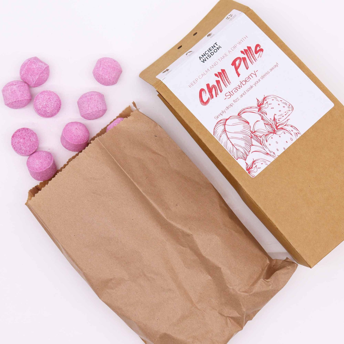 Paquete de regalo Chill Pills 350 g - Fresa