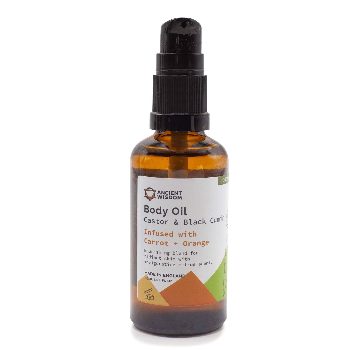Aceite Corporal Organico 50 ml - Zanahoria y Naranja