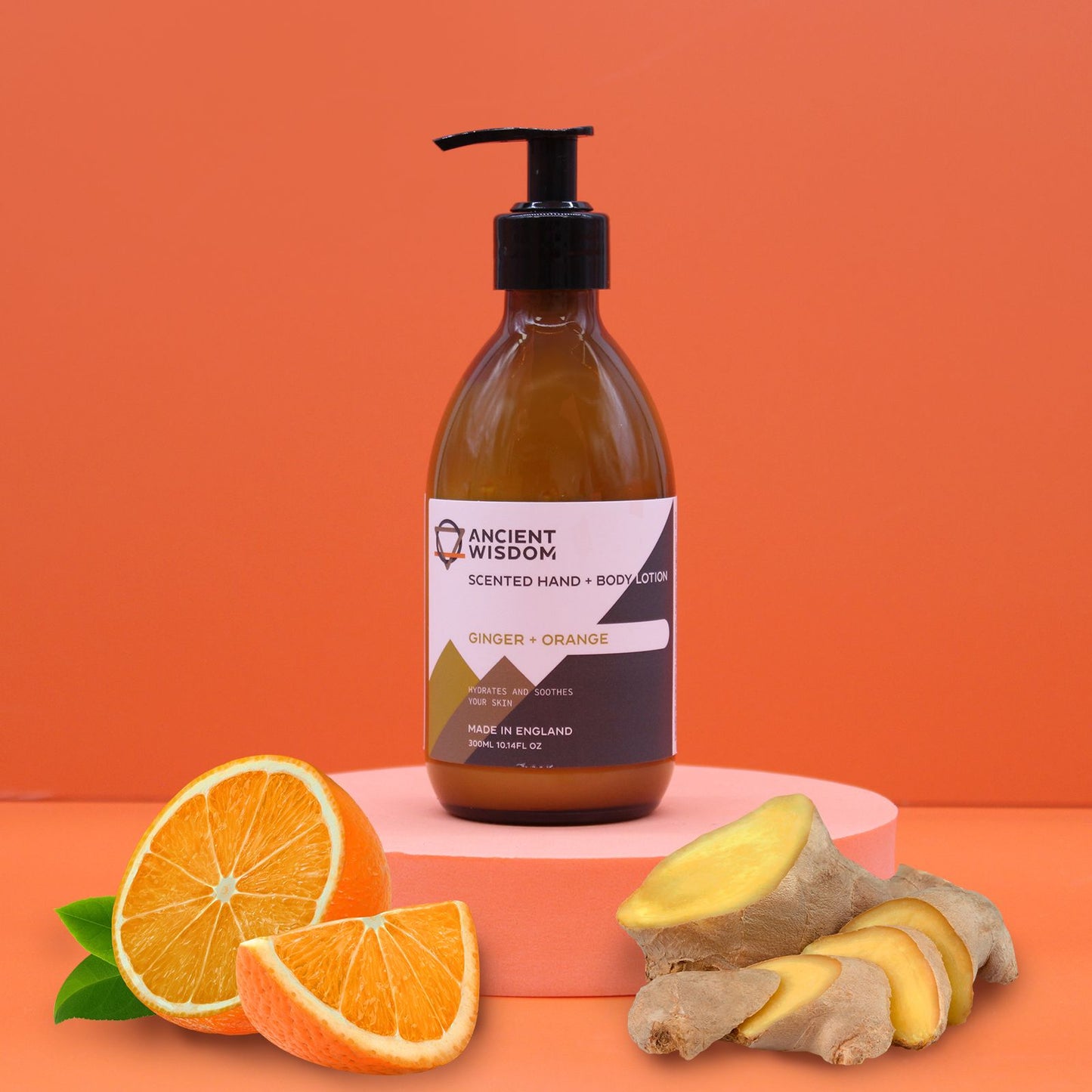 loción corporal -  jengibre y naranja 300ml