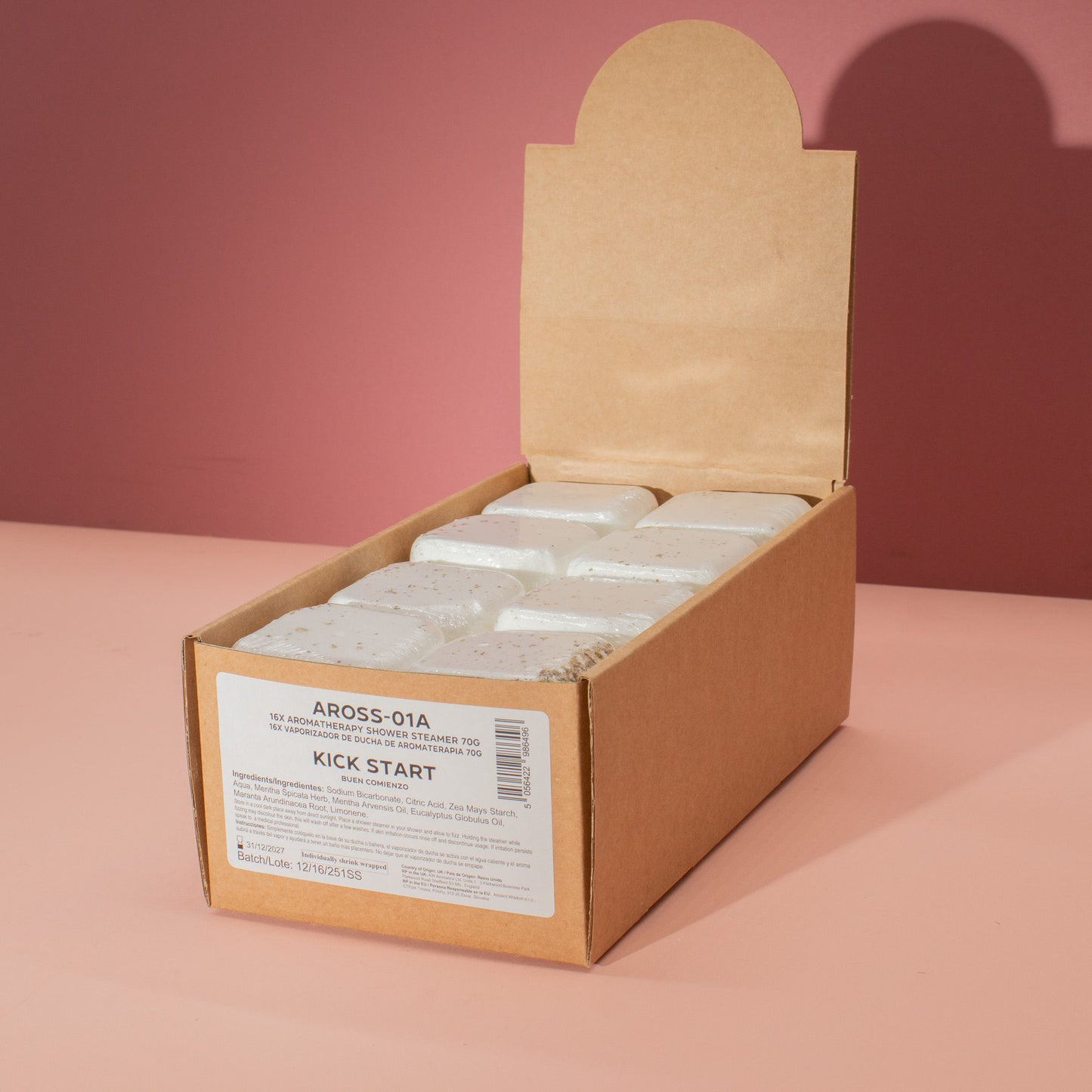 Vaporizador de ducha de aromaterapia 80 g - Kick Start
