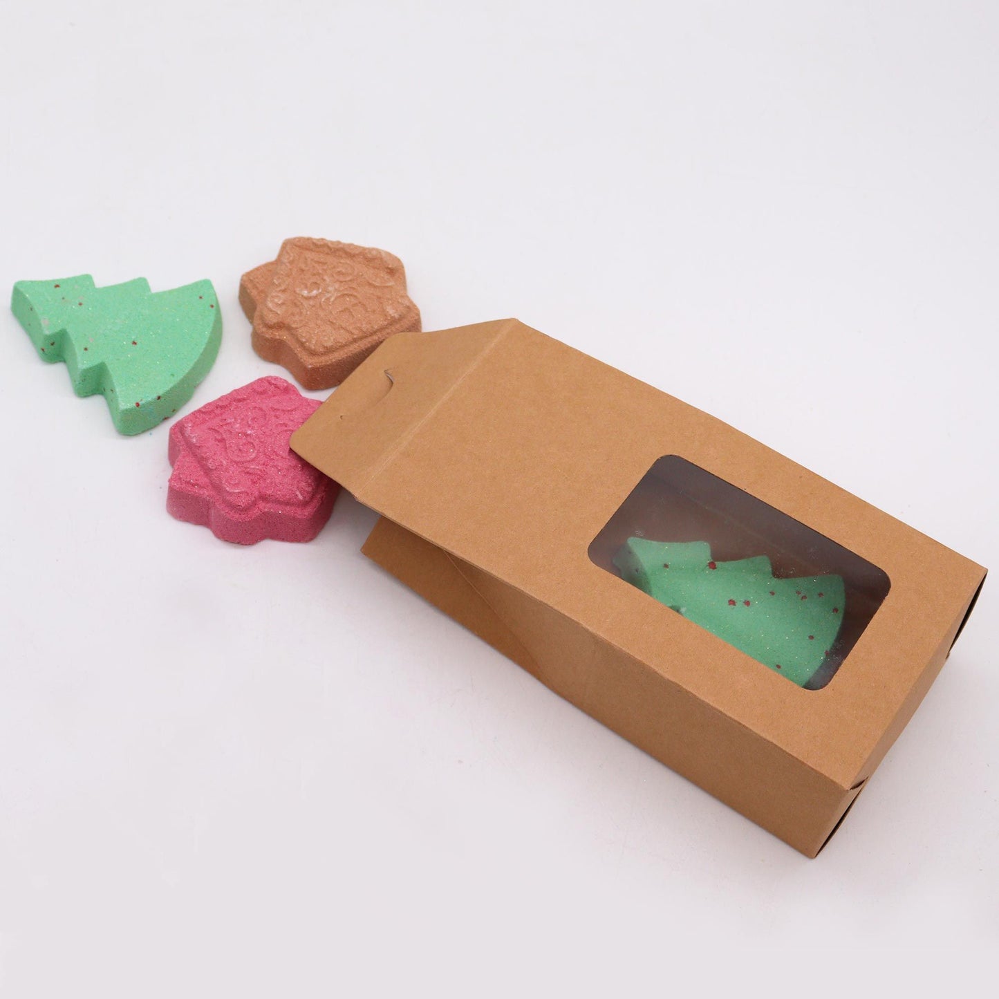 Pack de Regalo de Bombas de Baño Navideñas de Gingerbread Town