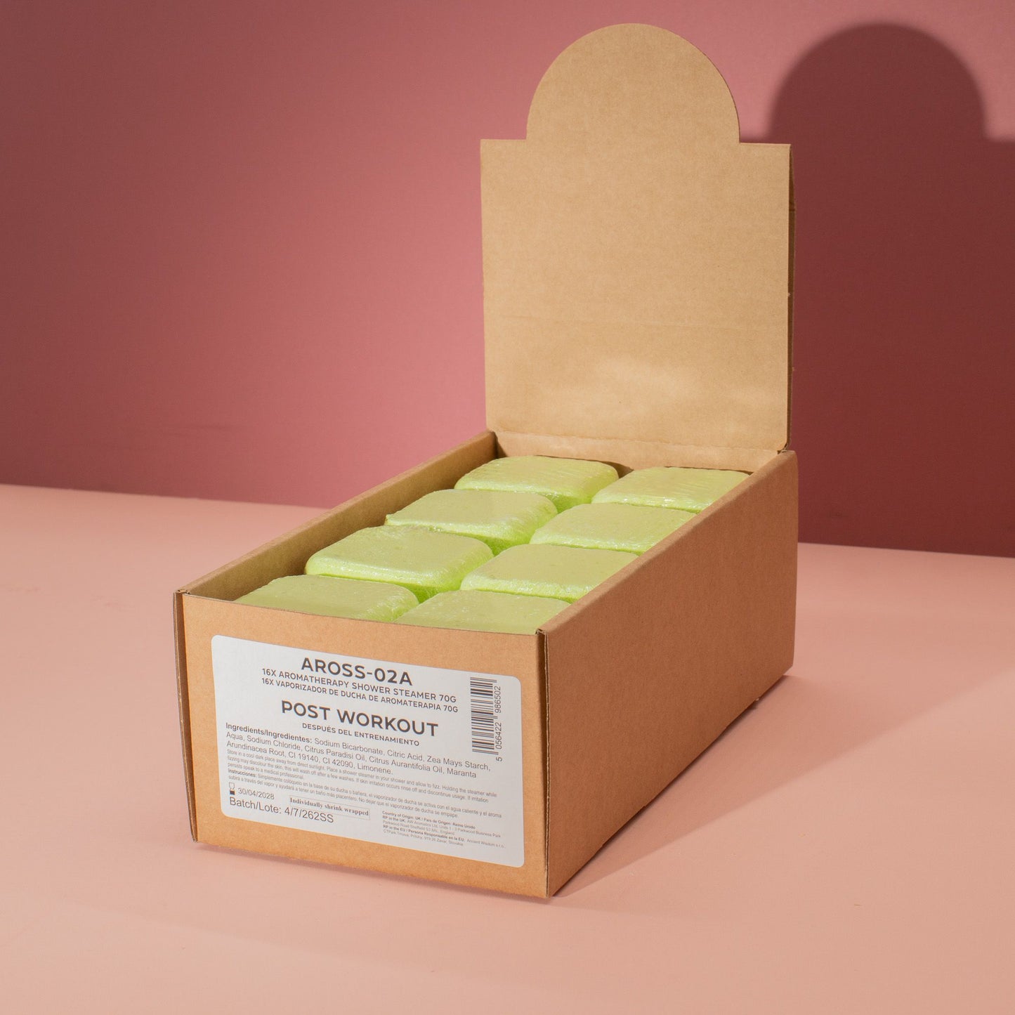 Vaporizador de Ducha de Aromaterapia 80g - Post-Entrenamiento