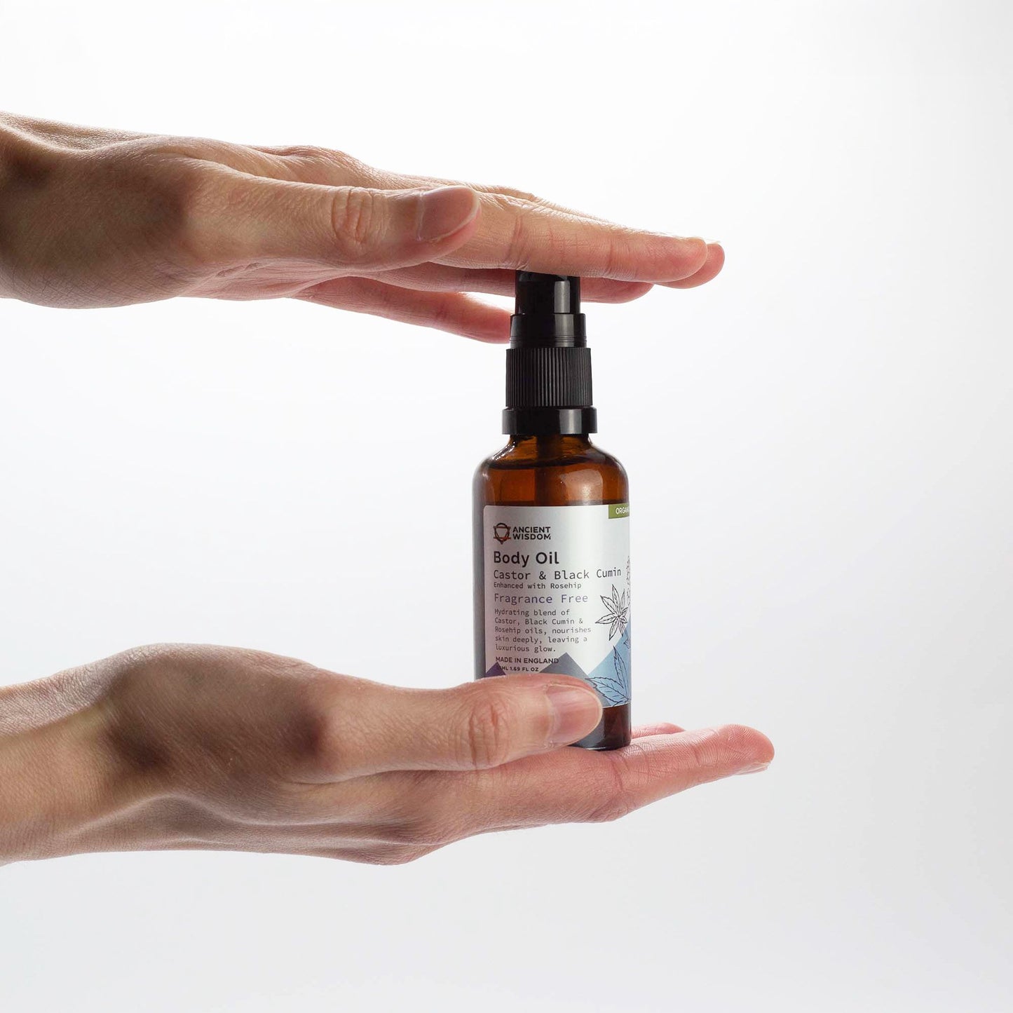 Aceite Corporal Organico 50 ml - Rosa Mosqueta (sin fragancia)