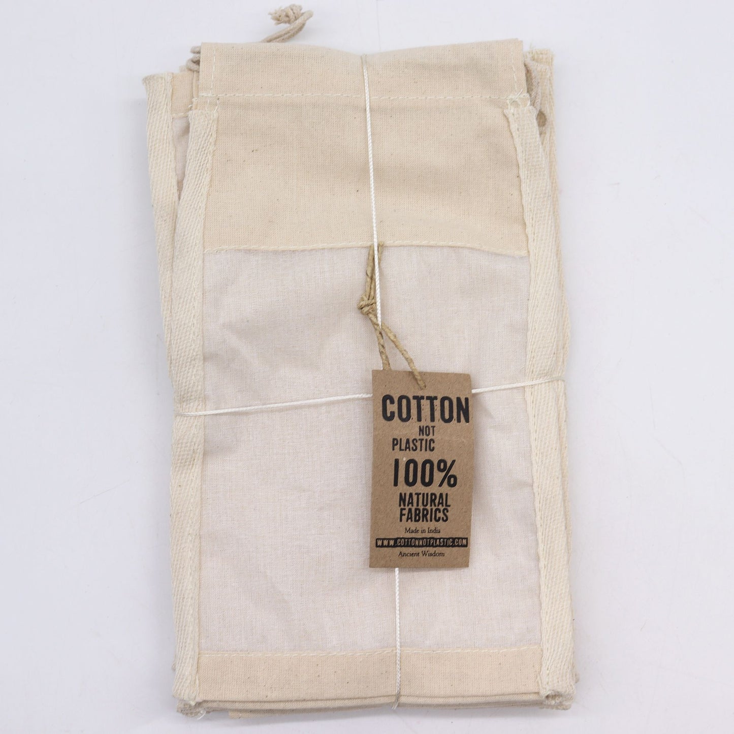 Lrg Bolsa de Algodón para ventana grande - 26x15cm