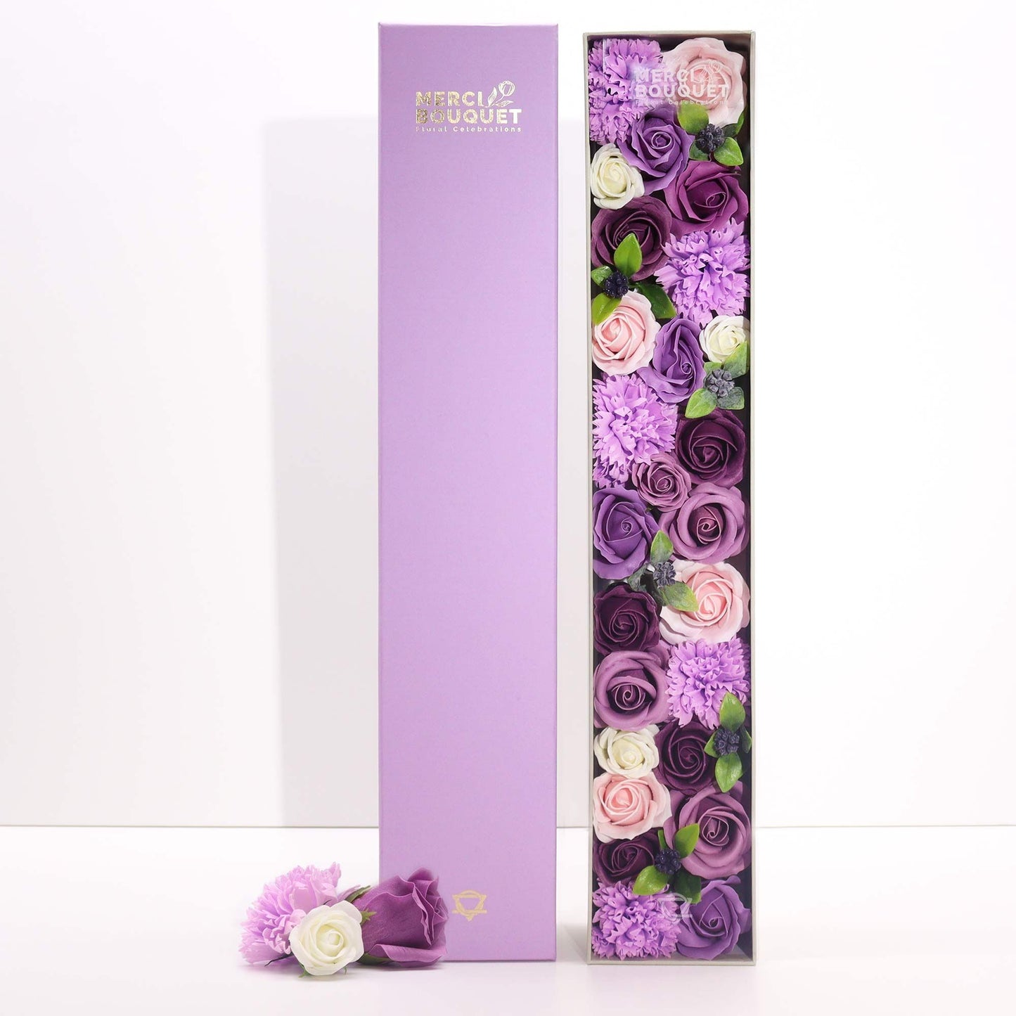 Extra Largo - Rosa Lavanda y Clavel