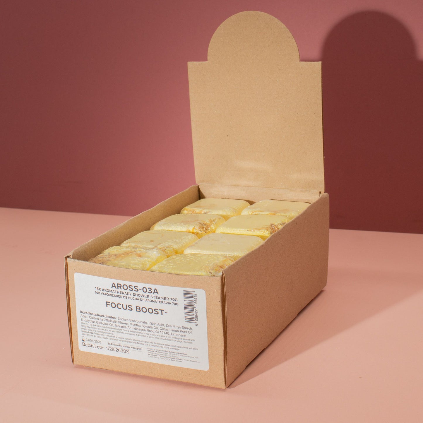Vaporizador de ducha de aromaterapia 80 g - Concentración