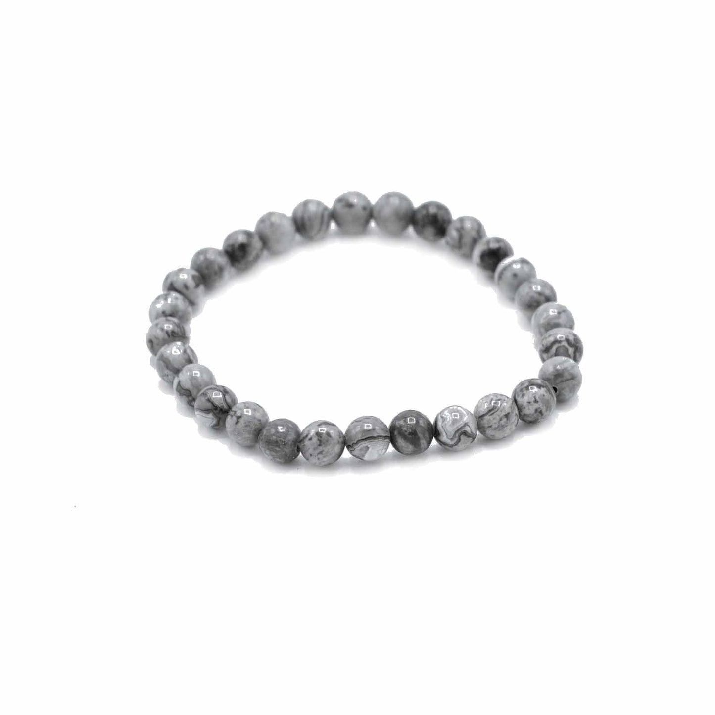 Pulsera de manifestación de piedras preciosas - Piedra de mapa - Prosperidad