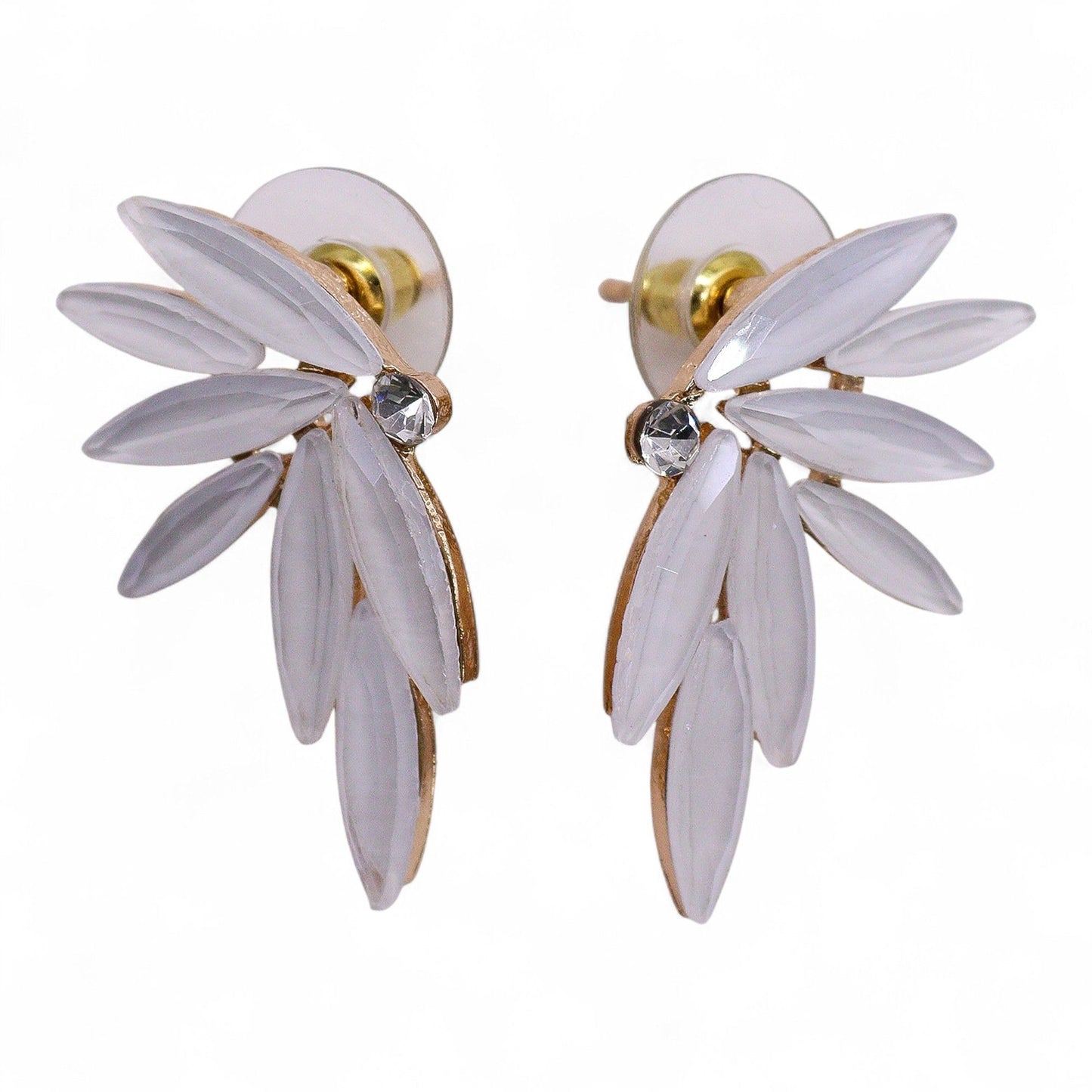 Pendientes de Cristal Vintage - Hadas - Perla