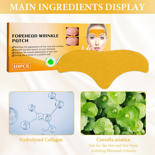 Parches para eliminar arrugas faciales 10 pcs